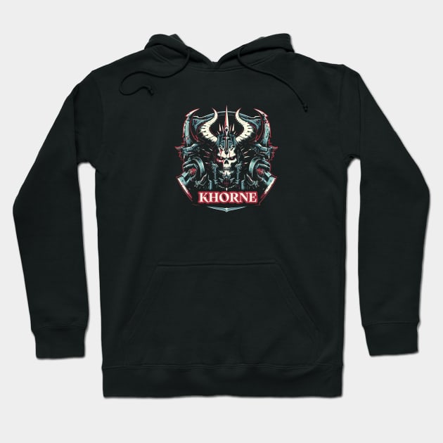 Khorne Icon Hoodie by TaevasDesign